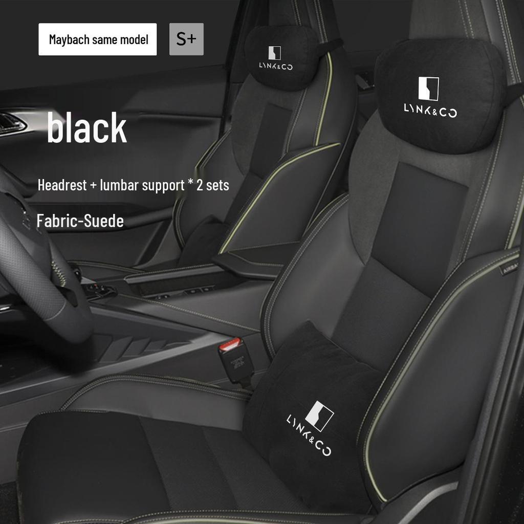 Lynk & Co 06 Car Headrest & Lumbar Support Pillow Set