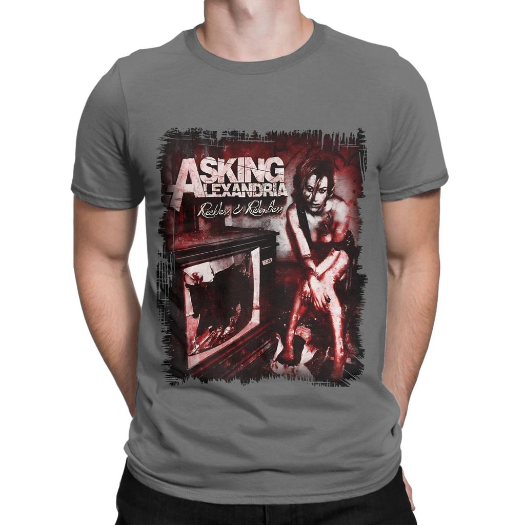 Asking Alexandria Reckless Novelty 100 Cotton TShirt Asking Alexandria Tees Tops For Unisex