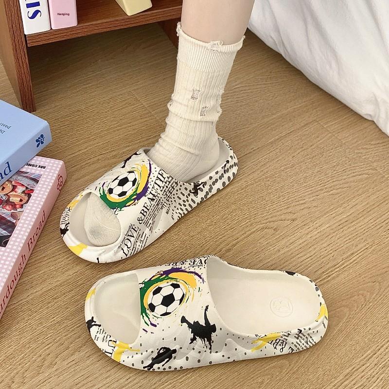 

Нескользящие тапочки для женщин на лето, для дома, для дома, крутые тапочки для мужчин, парные цельные тапочки 38-39