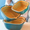 6-piece Kitchen Strainer Set, Vegetable Vacuum, Pasta Strainer, Vegetable And Fruit Basket, Multi-purpose Double Strainer And Basket