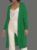 New long lazy wind sweater women's autumn and winter loose and versatile long-sleeved knitted cardigan jacket buttons 13 colors