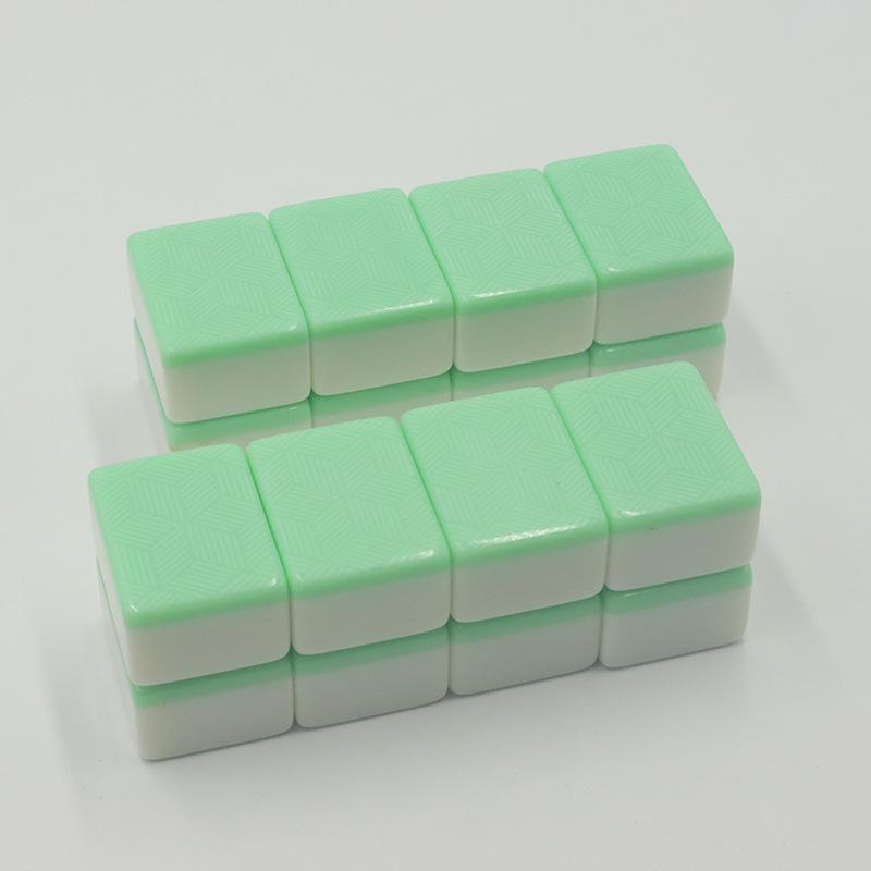 Large & Medium Hand-Rubbed Bamboo Mahjong Tiles for Home & Dorm Use