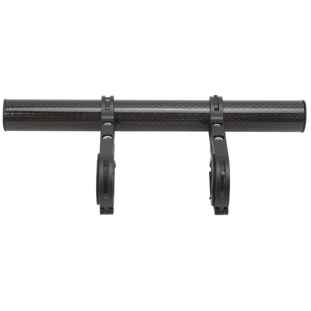 20CM Carbon Tube Bicycle Handlebar Extender Bracket Mount Bike Headlight Mount Bar StandBlack 20CM