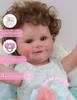 Wiedergeborene Babypuppe 50 cm/Geschenke für Mädchen/6 Zubehörteile