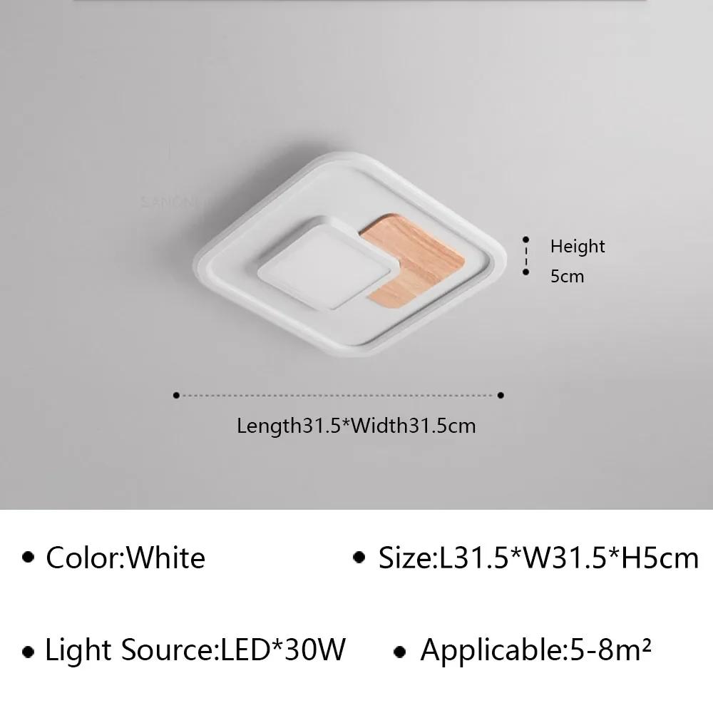 Modern LED Ceiling Lamp For Bedroom Living Dining Study Aisle Balcony Ceiling Chandelier Indoor Home Decor Light Fixture Luster