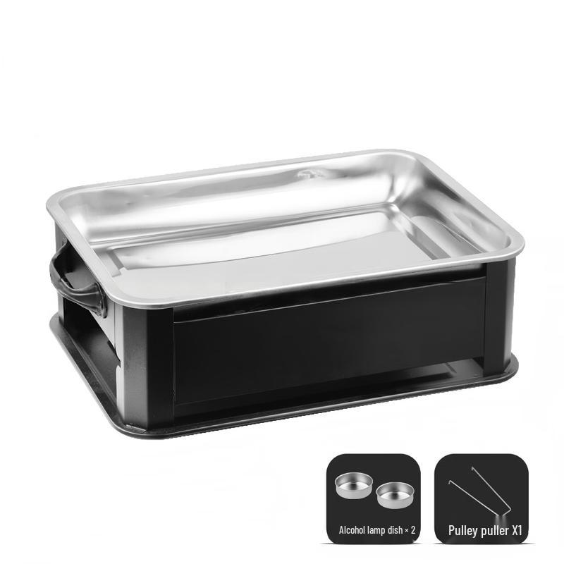 OEING Stainless Steel Grilled Fish Alcohol Stove