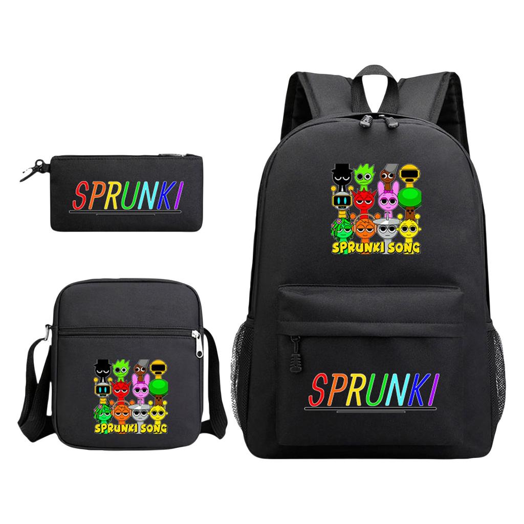 Anime Peripheral Casual Backpack Student Backpack, Back-to-school  Gift, School Bag, Lunch Bag, Pencil Bag Three-piece Set