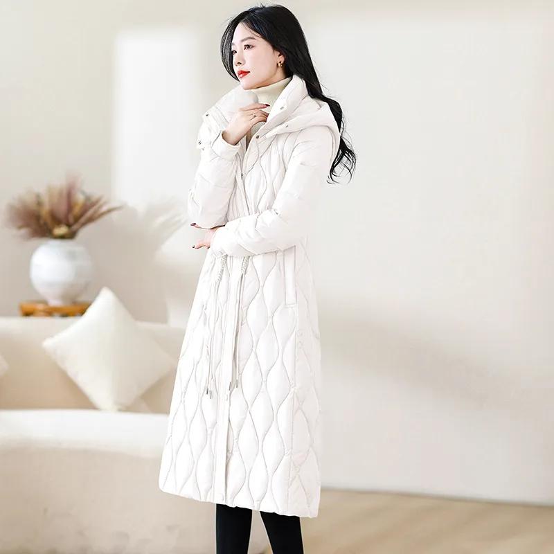 Autumn and Winter Loose Fat Mother Warm Cotton-padded Jacket Vest Down Cotton-padded Jacket Mid-length Jacket Women