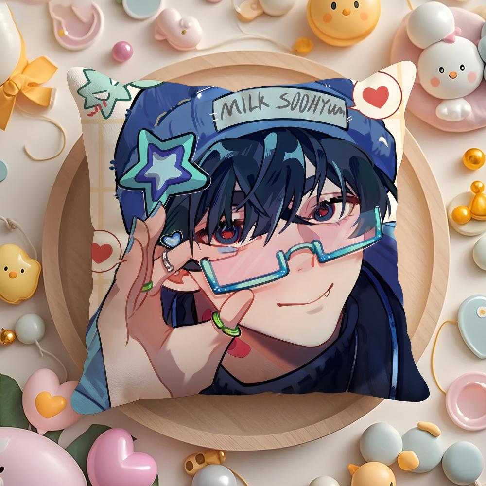 Alien Anime S-Stage Cushion Cover Home & Car Multi-Scene Pillow Cover - Reversible, Soft & Durable for Daily Use