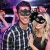 2 Pcs Venetians Mask Half Face Mask Halloween Mask Feather Mask Masquerade Mask Party Mask Mardi Gras Mask for Carnival