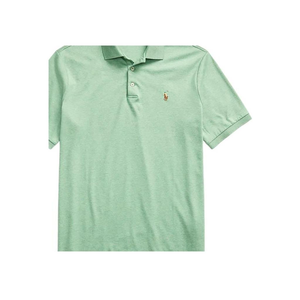 Polo Ralph Lauren Slim Fit Cotton Solid Short Sleeve Polo Shirt Men tops Green MNPOKNI1N821593-300