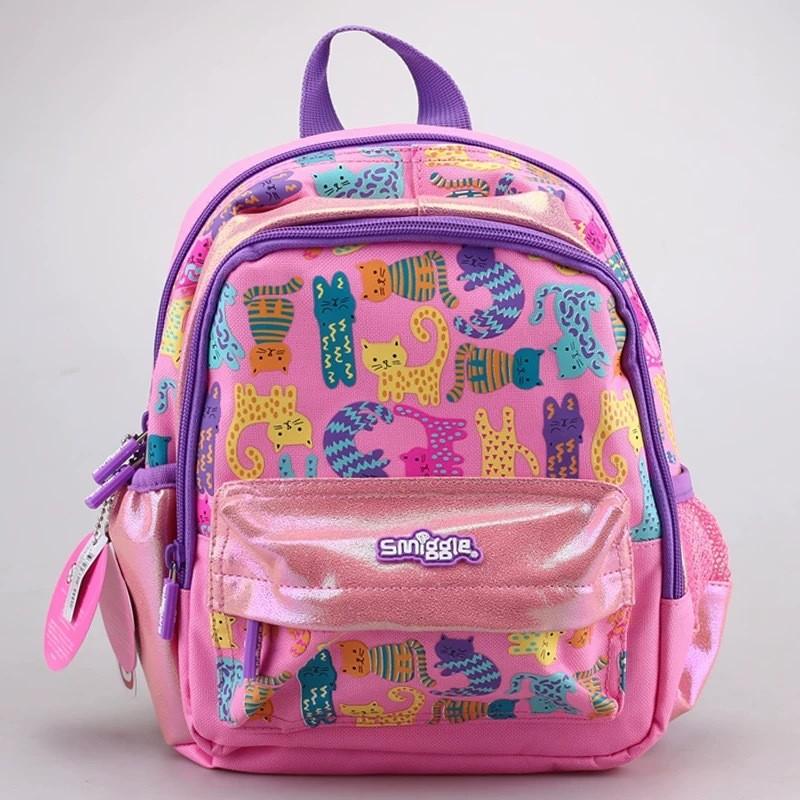 Zaino Smiggle per Bambini Animali per Bambini e Bambine della Scuola dell'Infanzia con Design in Tela Resistente Personaggi Speciali Inclusi