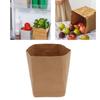 Gewaschene Kraftpapiertüte Wasserdichter Blumentopf Aufbewahrungstasche für Lebensmittel, Obst, Gemüse, Haushaltswaren