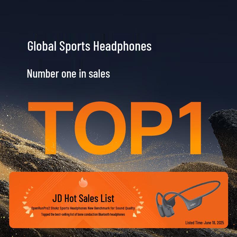 SHOKZ OpenRun Pro 2 S820 Bone Conduction Sport Headphones