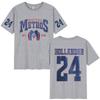Heated Rivalry Shane Hollander 24 Montreal Metros T-Shirt Herren Damen Kleidung Lässig Polyester Übergroß Kurze Ärmel T-Shirts Oberteile