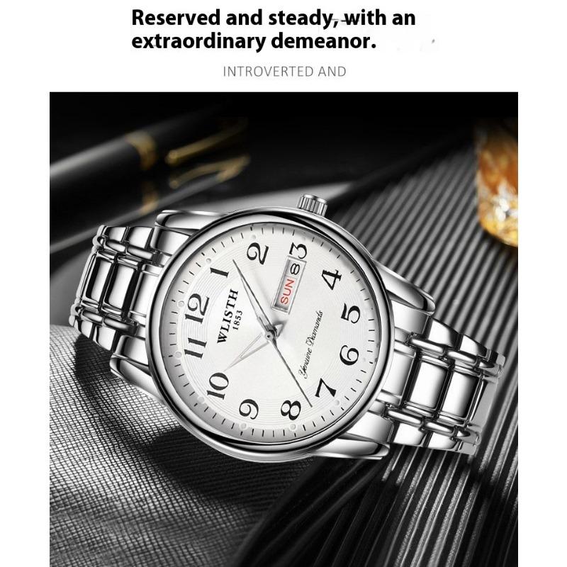 Top Brand Fashion Men's Watch Double Calendar Luminous Waterproof Quartz Digital Wrist Watch