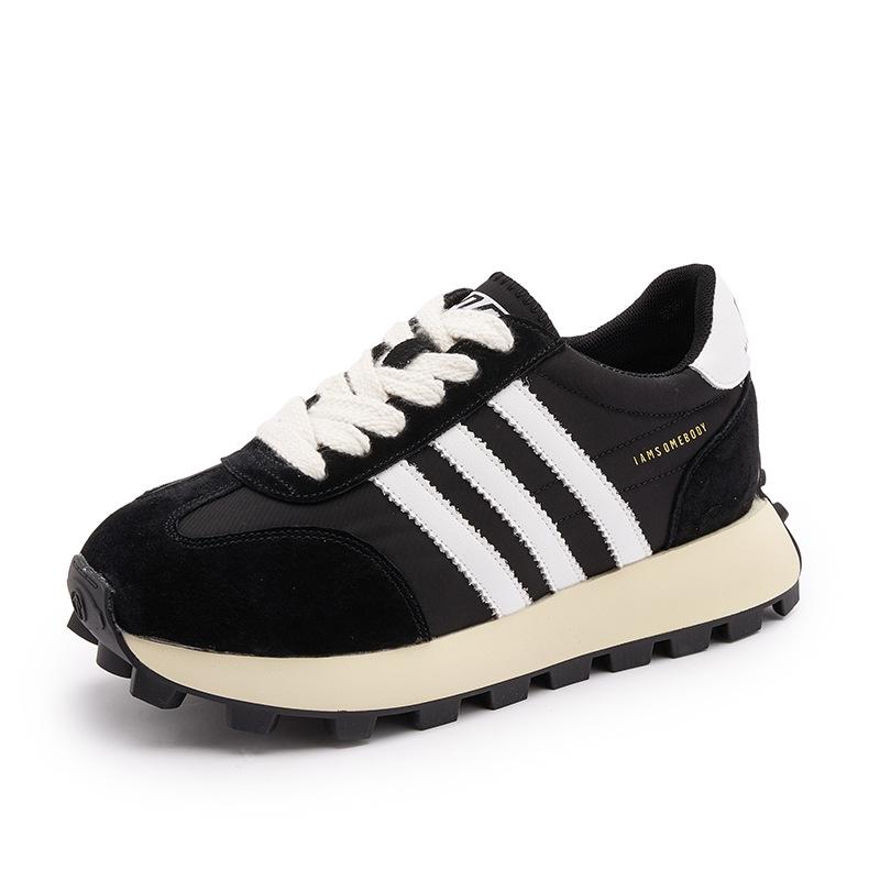 

Новые туфли Форреста Гампа маленького размера, повседневные дышащие студенческие туфли, модные универсальные спортивные маленькие белые туфли, толстая подошва, увеличение роста 31