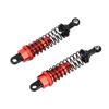 2PCS RC Shock Absorber FourWheel Drive Damper Aluminium Alloy for 1 16 Remote Control Monster(Red )