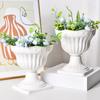New 1PC Large Outdoor Planter Roman Column Flower Pot Planting Pots Balcony Household White Plastic Porch Decor Flowerpot