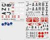 Rising Decal Part V Decals for Salmson Fokker Super Junkers Civilian Specification Plastic Models RSD72117 1/72 J-BIRDs 2A2, Bf108, Universal, F.13