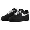Nike Air Force 1 Coverage Low top Skateboard Shoes Unisex Matte Black Silver CW2288-001(TeamJ-)