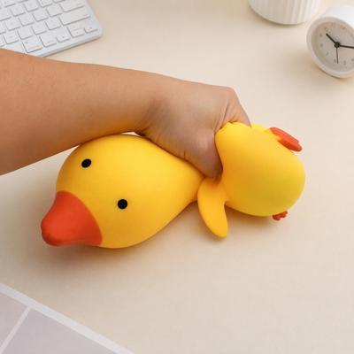 1/2Pcs Giant Yellow Duck Squeeze Toy, Anxiety Relief Duck Shape Sensory Toy, Soft Stretchy Farm Animal Stress Toy