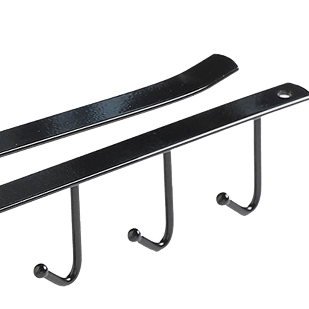 Tassenhalter Unterschrank Eisen Ohne Bohren Unter Regal 6 Haken Tassenorganisator Aufhänger für Küche