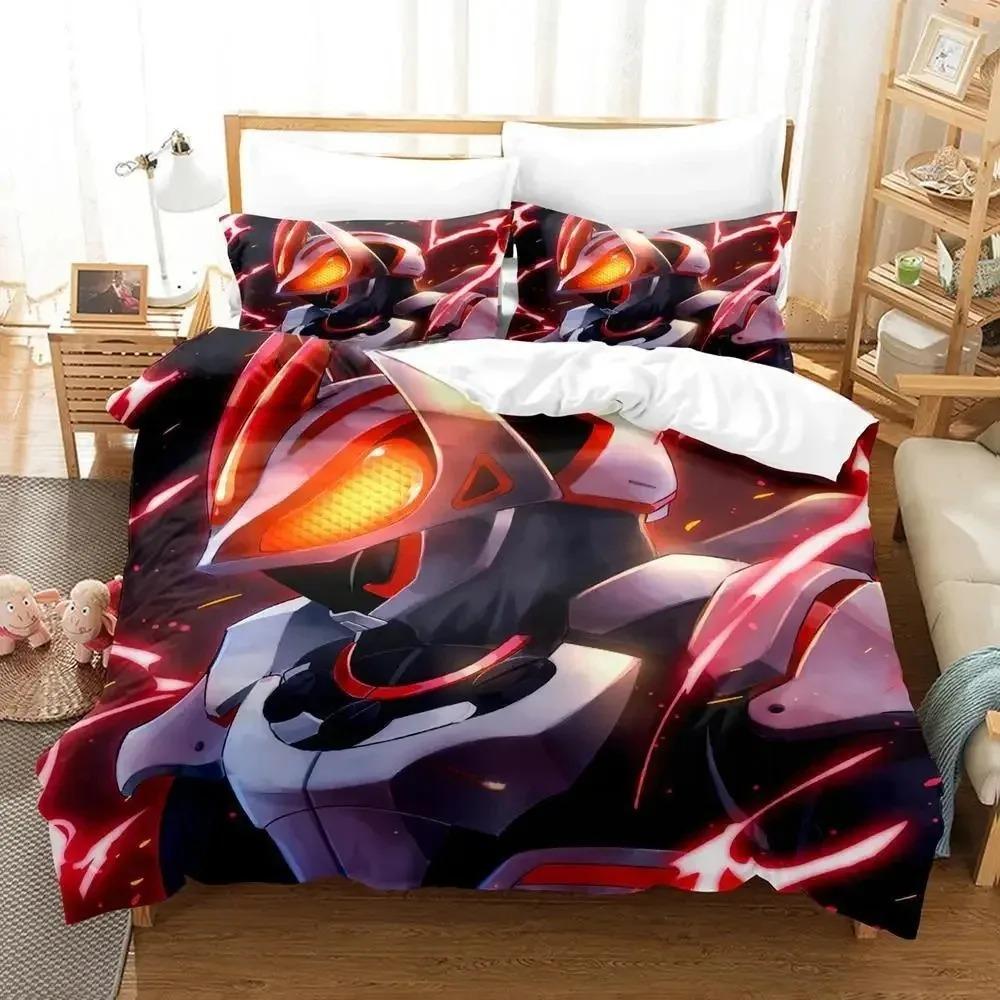 Kamen Rider Geats Bedding Set Single Twin Full Queen King Size Bed Set Adult Kid Bedroom Duvet Cover Sets 3D Anime Bed Sheet Set