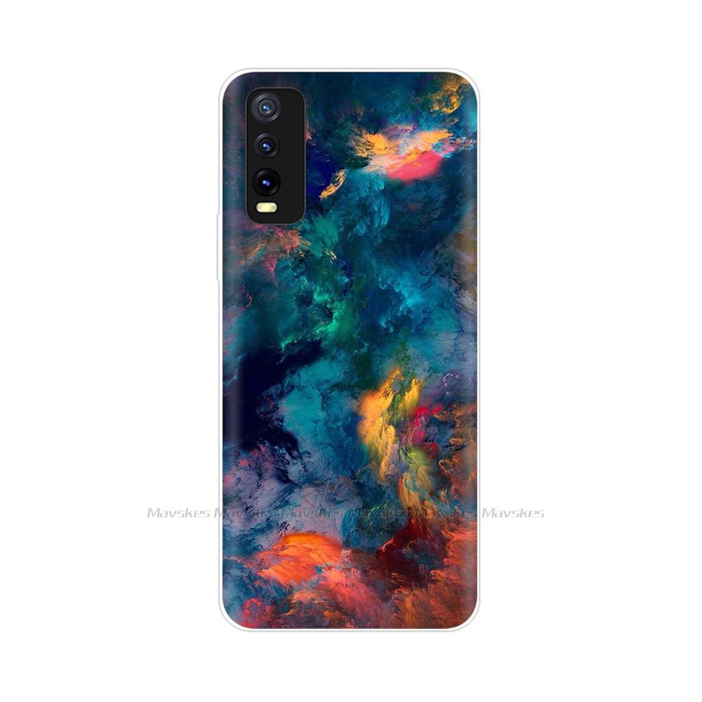 For Coque Vivo Y11s Case Soft Silicone Fundas Back Cover For Vivo Y11s V2027 V2029 Cute Phone Case For Vivo Y 11s TPU Bumper