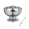 Dessert Cup Including a Spoon Mirrored Finish Stainless Steel Polished Ice Cream Bowl