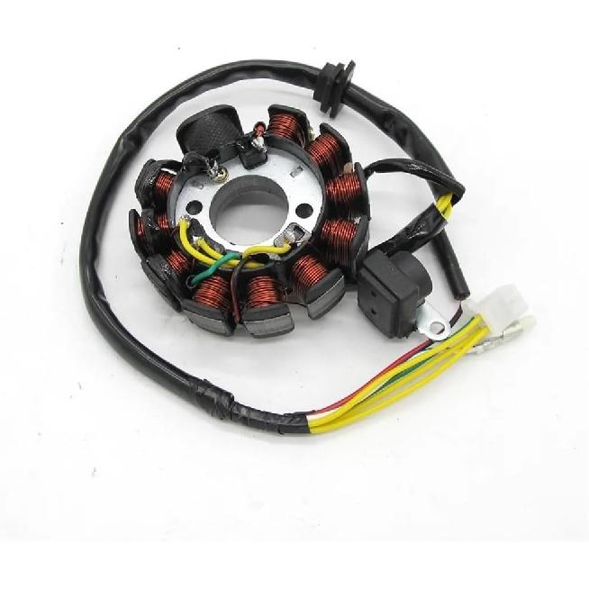 Motorcycle 11 Pole Coil Magneto Stator For GY6 125cc 150cc Scooter ATV Go Karts Moped