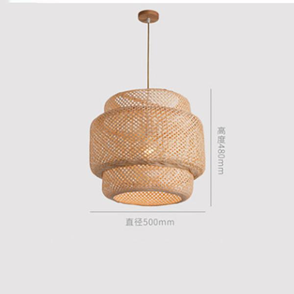 Bamboo chandelier restaurant cafe bamboo chandelier farmhouse style living room bedroom simple bamboo chandelier