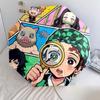 1 PC Automatic Folding Umbrella - Demon Slayer Kimetsu No Yaiba Pattern Portable Foldable Design With 8 Ribs Christmas Birthday Gifts