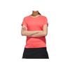 Adidas Comfortable Round Neck Pullover Short Sleeve T-Shirt Women Tops Orange Pink DQ2948