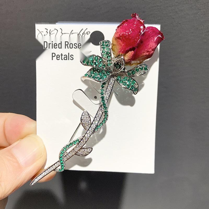 Bo Xin Yun High-End Rose Baroque Pearl Brooch