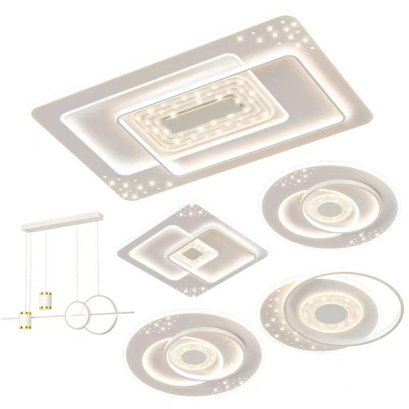 Modern Minimalist LED Ceiling Light - Whole Home Combination for Living Room and Bedroom