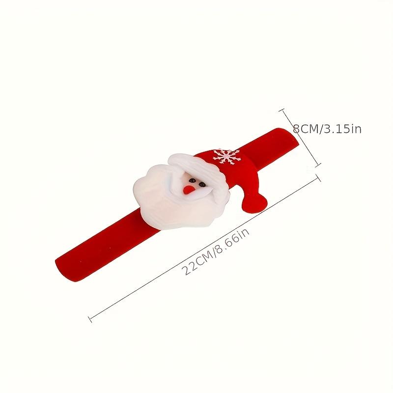 10/20pcs Bracelets Featuring Santa, Snowman, Reindeer Designs. Perfect for Holiday Decorations and Accessories, Party Supplies