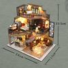Holzpuppenhaus 3D Puzzle Montage Bausatz Produktion Kleines Zimmer Spielzeug Heim Schlafzimmer Dekoration Mit Möbeln Geschenke