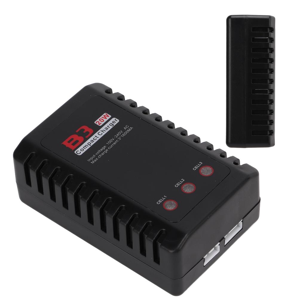HotRC B3 Balance Charger Efficient Heat Dissipation Auto Power Off HotRC B3 Lipo Battery Charger
