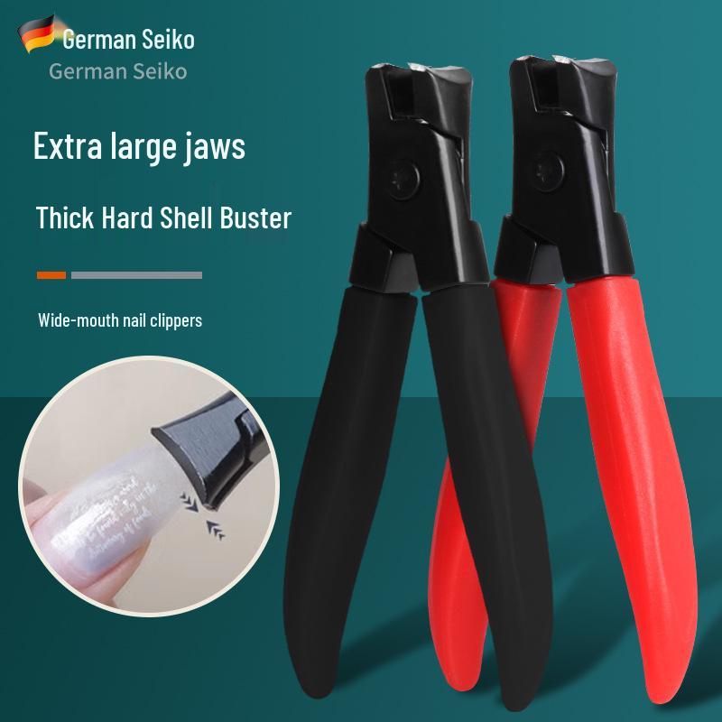 Large Anti-Splash Nail Clipper for Thick Nails, Toenails, and Household Use