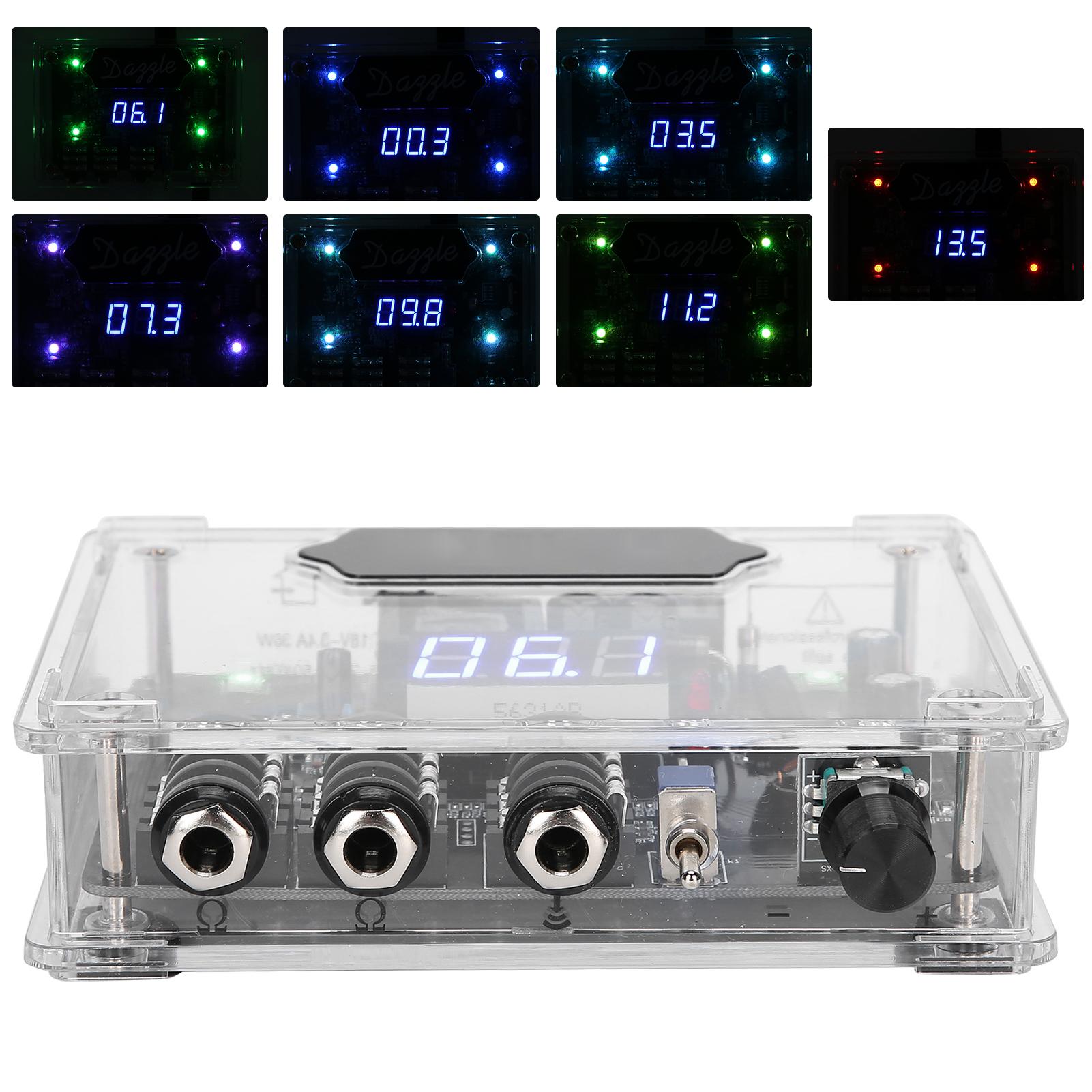 

Прозрачный источник питания для татуировки 7-цветной цифровой дисплей Источник питания для татуировки для татуировки EU Plug