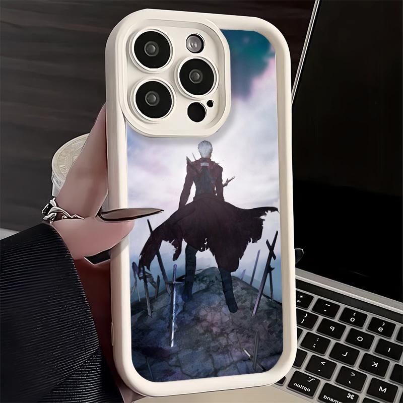 Phone Case for iPhone 17 Air 16E 15 16 Pro Max Fate Zero Stay Night Archer Cover 14 Plus 13 12 Mini Soft Shell Silicone Fundas