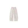 Polka Dot Linen Pants for Women 2026 Summer Thin Style Plus-Size High-Waisted Loose Slimming Wide-Leg Casual Pants