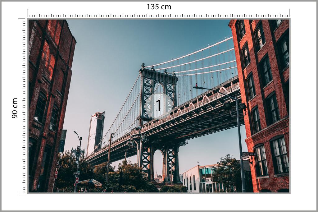 Photomural Bridge Smooth Vinyl 135x90
