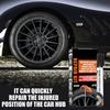 Wheel Rim Repair Kit Automotive Black Alloy Wheel Rims Scratch Remover Pen Set Quick Dry Car Hub Scratch Care Accessories