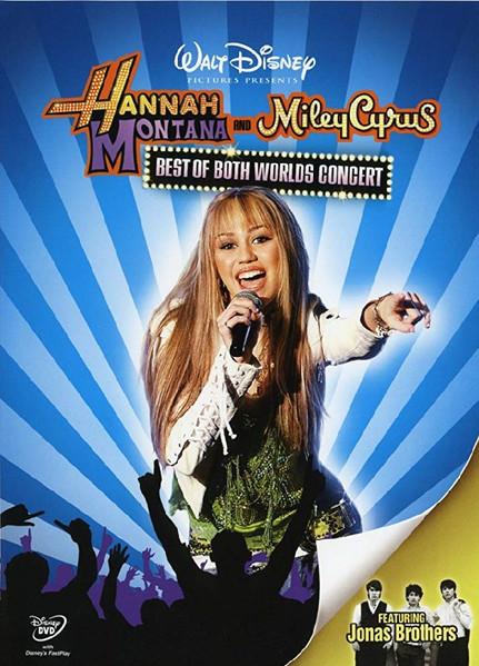 DVD HANNAH MONTANA MILEY CYRUS Best Of Both Worlds Concert 57632 Walt Disney 2008 US Pop Used