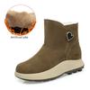 Fashion AIYUQI Snow Boots Women 2025 New Genuine Leather Women's Booties Non-slip Natural Wool Warm Women's Winter Boots