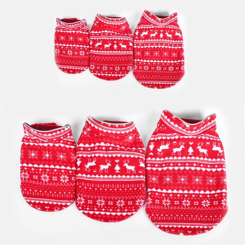 Christmas Winter French Bulldog Pet Coat Jacket for Small Large Dogs Reversible Puppy Big Dog Clothes Shiba Inu Mascotas Costume