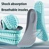 1pair Soft Breathable Insoles Men's Outdoor Sports Running Insoles Elastic Shock-absorbing Sole Arch Support Comfort Insole