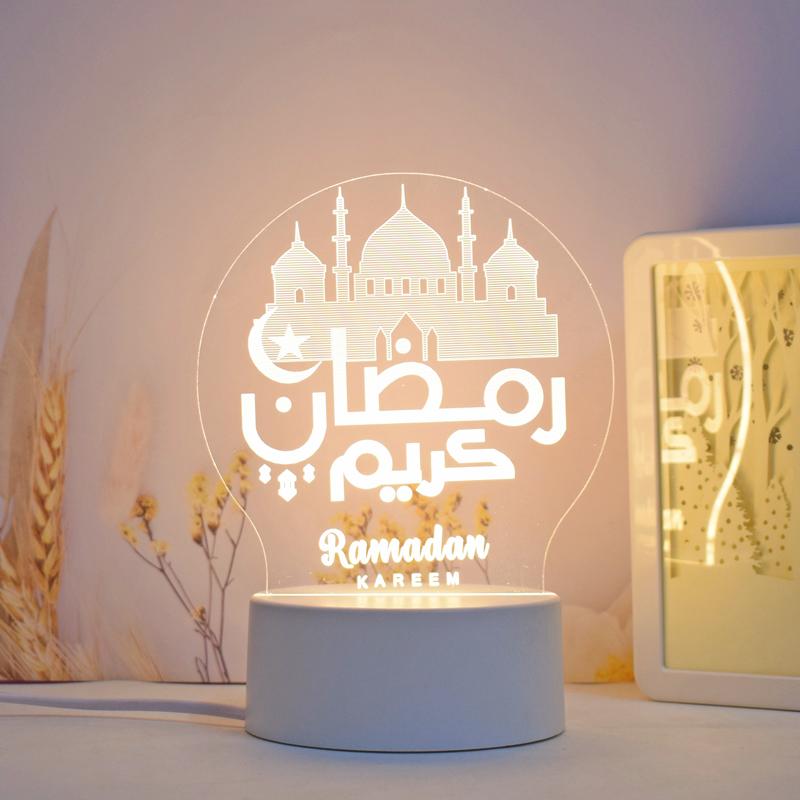 Customize Acrylic 3D Illusion LED Warm White Night Light for Living Room Kids Bedroom Decorative Lamp with USB Power